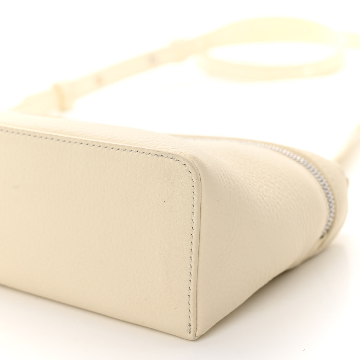 Loro Piana Grained Calfskin L19 Extra Pocket Pouch Whisper White 9 of 9