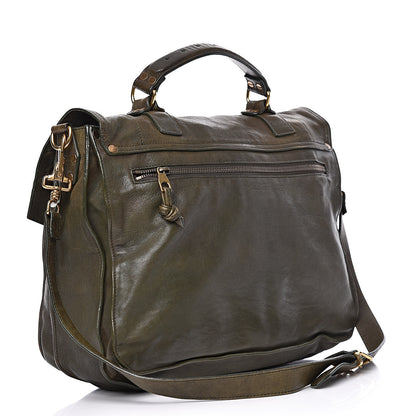 Proenza Schouler Lambskin Large PS1 Satchel Military 3 of 12