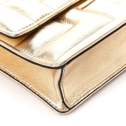 Jimmy Choo Metallic Nappa Quilted Varenne Shoulder Bag Gold 8 of 10