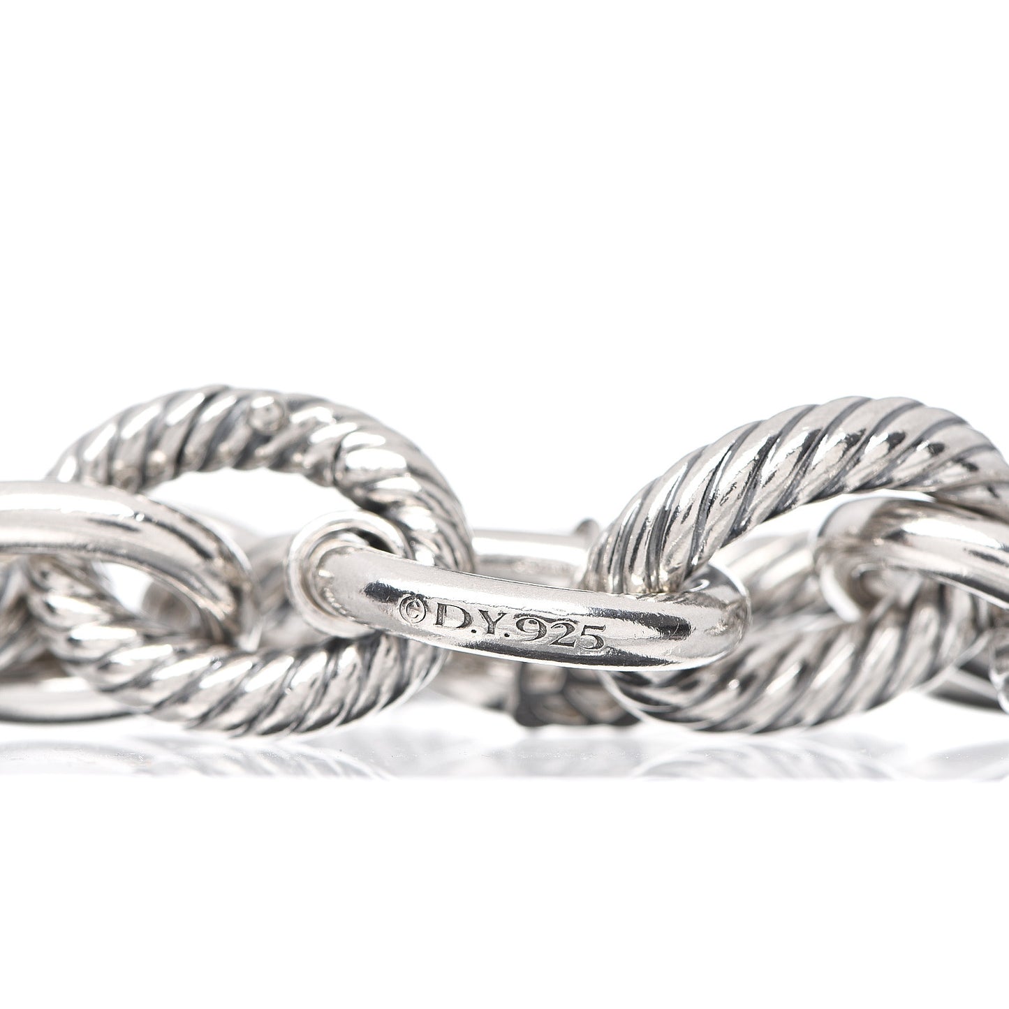 Sterling Silver 17mm Extra Large Oval Link Bracelet