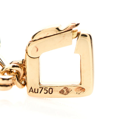 Louis Vuitton 18K Yellow Gold Leopard Print North South Bag Charm Pendant 4 of 6