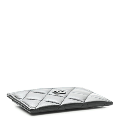 Chanel Lambskin Quilted Card Holder So Black 4 of 9