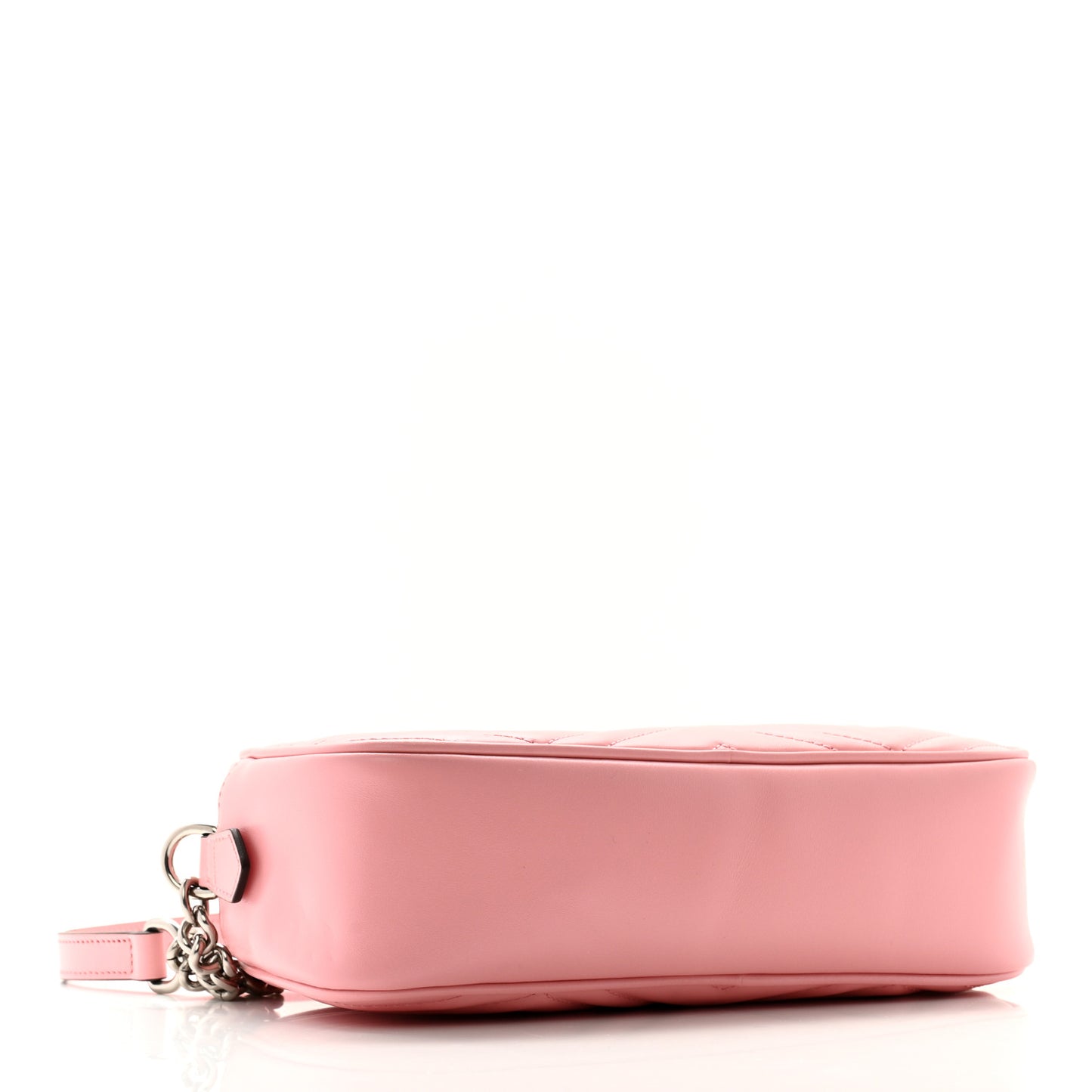 Calfskin Matelasse Small GG Marmont Chain Shoulder Bag Perfect Pink