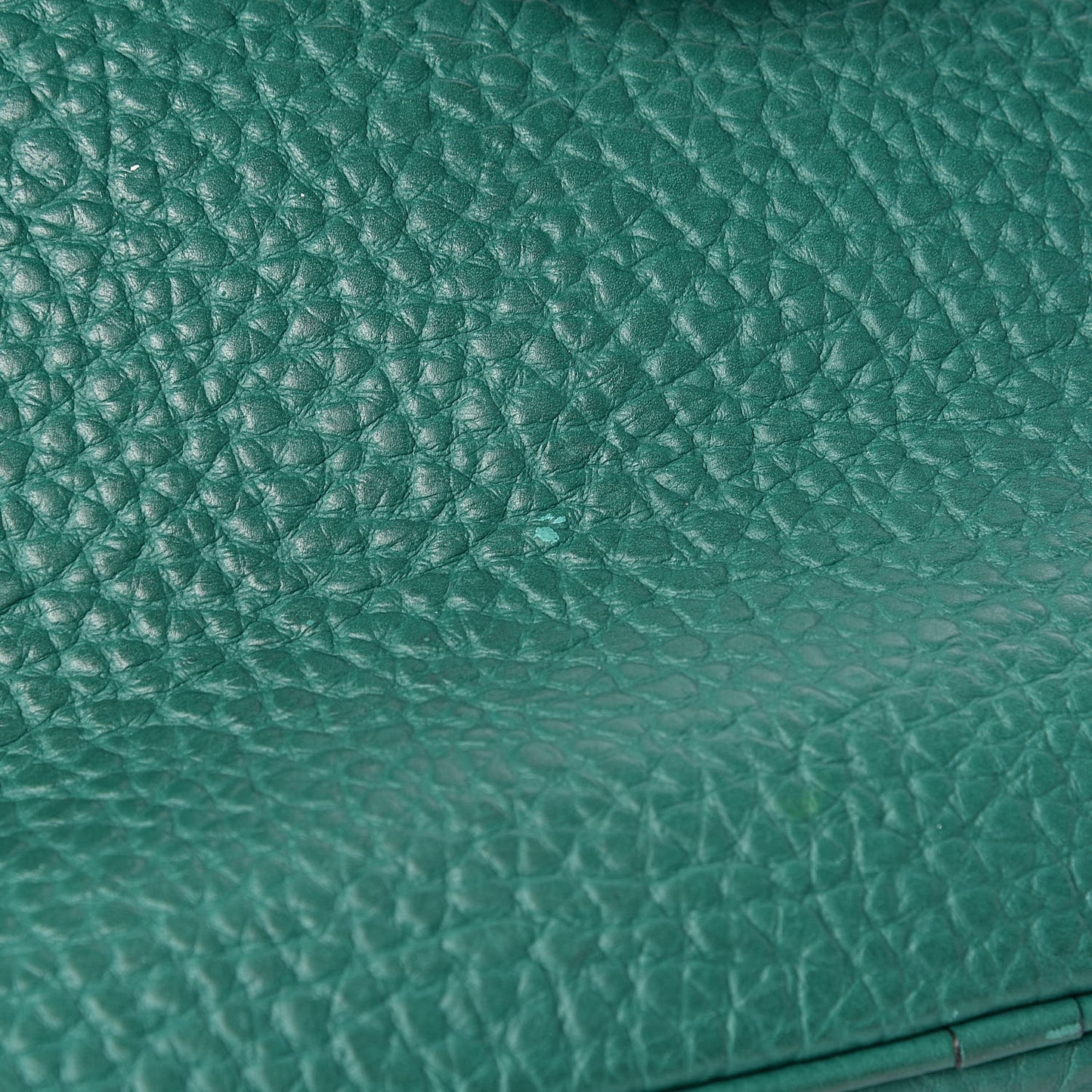 Signature Grain Briefcase Green