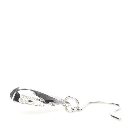 Tiffany Sterling Silver Elsa Peretti Teardrop Earrings 4 of 4