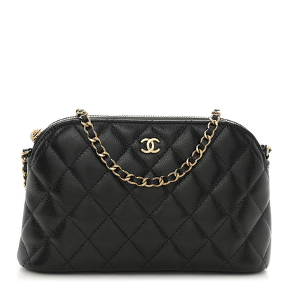 Chanel Caviar Quilted Classic Purse With Chain Black 1 of 10