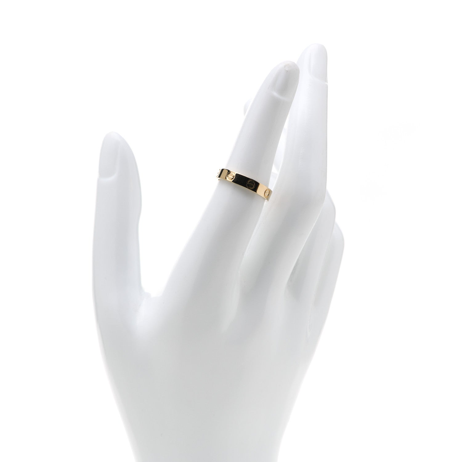 Cartier 18K Yellow Gold 3.5mm LOVE Wedding Band Ring 52 6 2 of 5