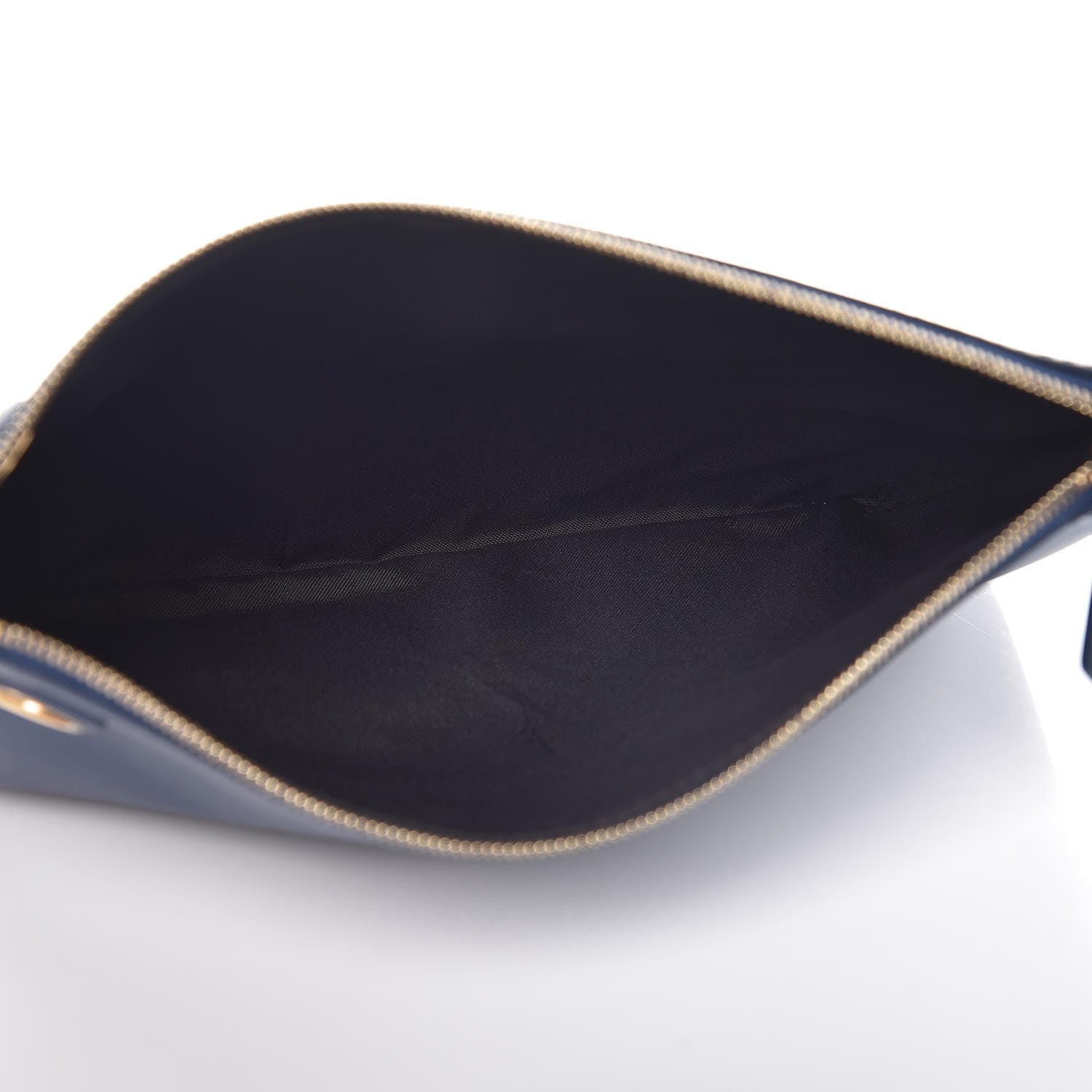 Fendi Vitello Century Opaco F is Fendi Pouch Blu Scuro 5 of 8