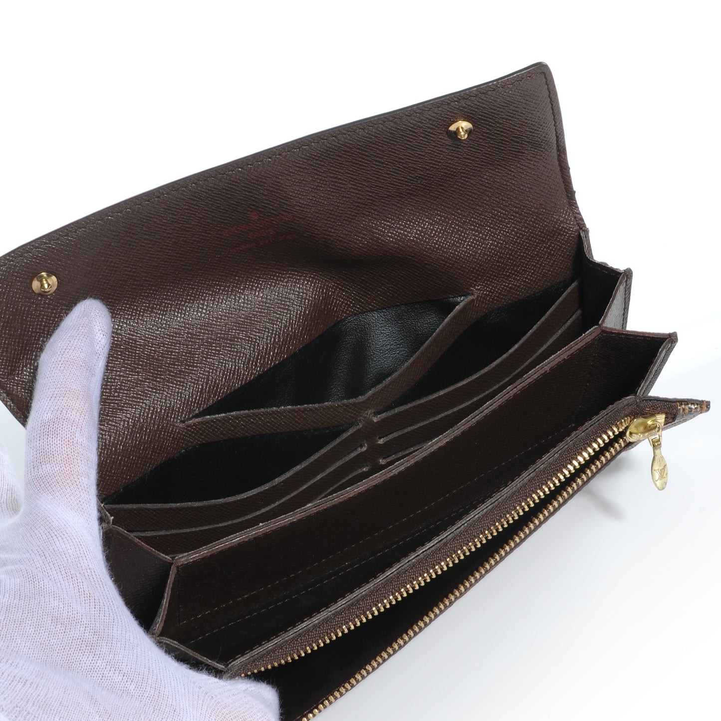 Damier Ebene Accordeon Wallet