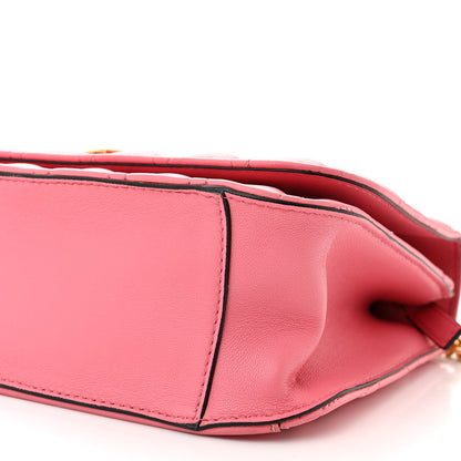 Versace Nappa Quilted Virtus Top Handle Shoulder Bag Blush 9 of 9