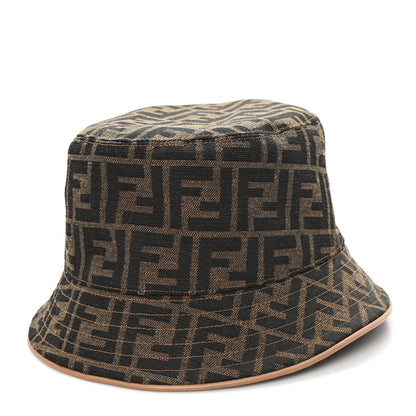 Fendi Technical Fabric FF Reversible Bucket Hat L Tobacco Beige 1 of 10
