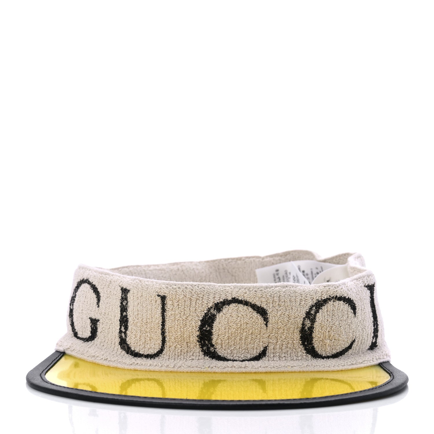 Gucci Vinyl Logo Visor M Yellow 2 of 8