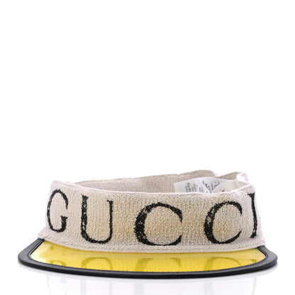 Gucci Vinyl Logo Visor M Yellow 2 of 8
