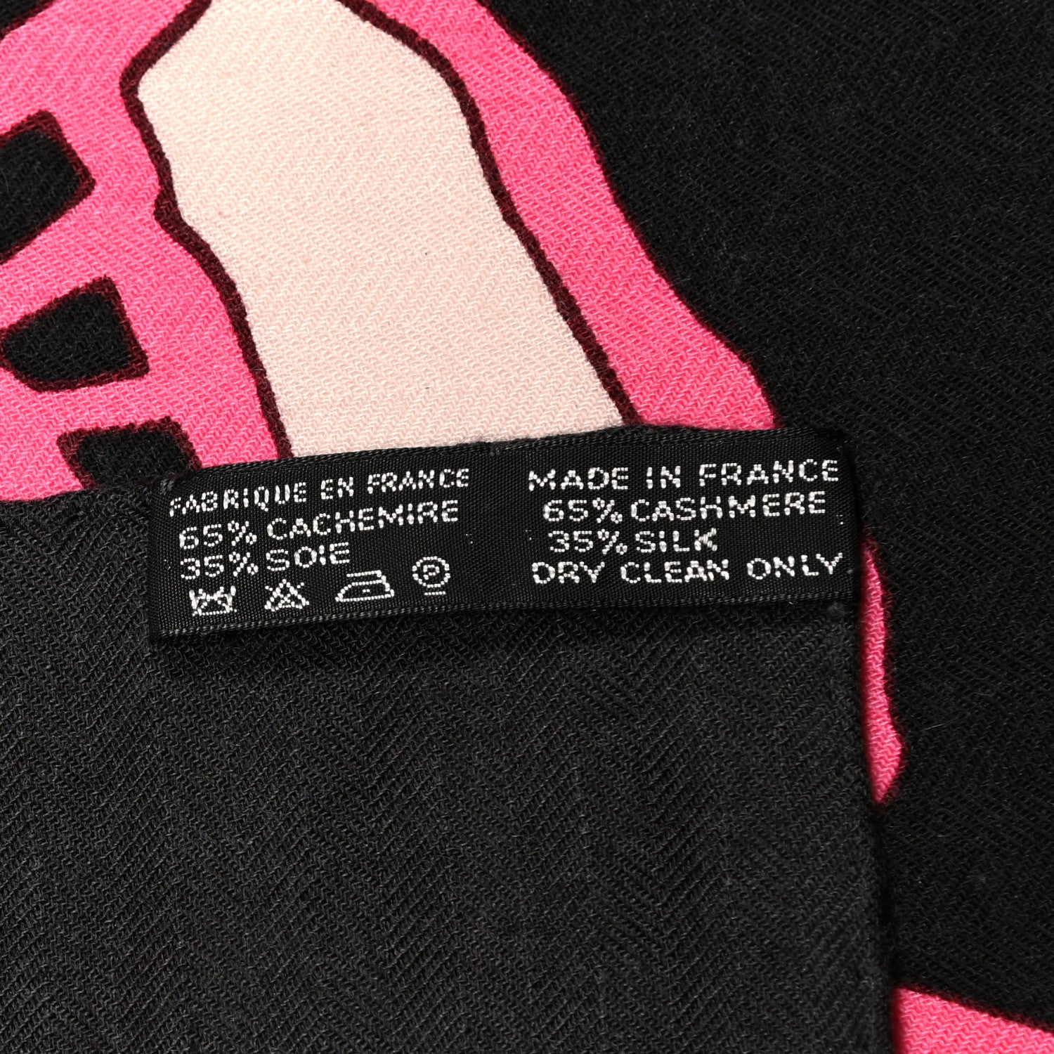 Hermes Cashmere Silk Grands Fonds Detail Shawl 140 4 of 4