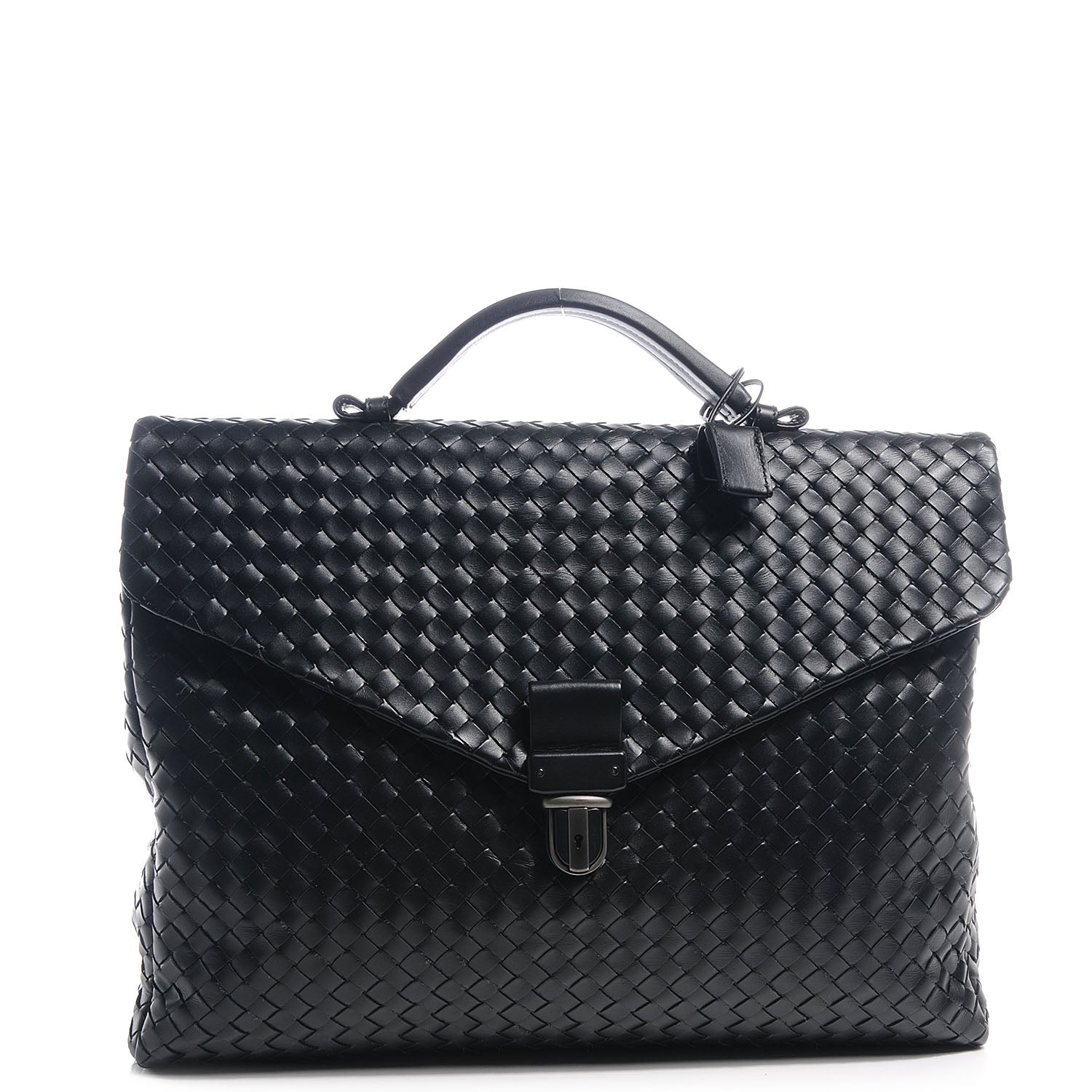 Bottega Veneta Intrecciato VN Briefcase Black 1 of 8