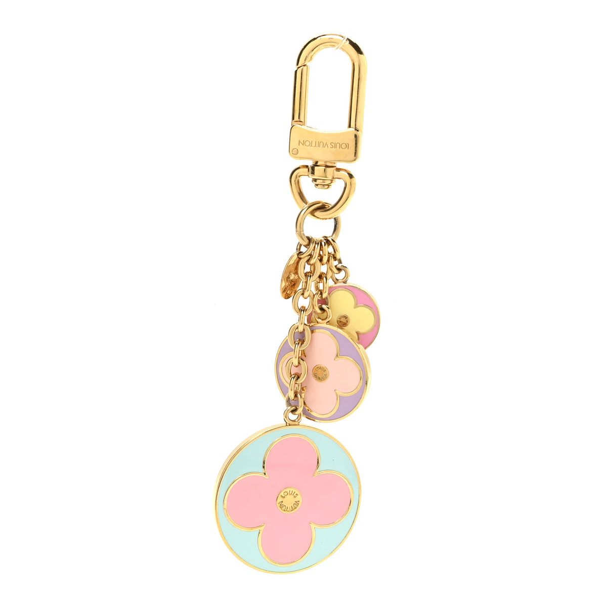 Spring Bag Charm Key Holder Pastels