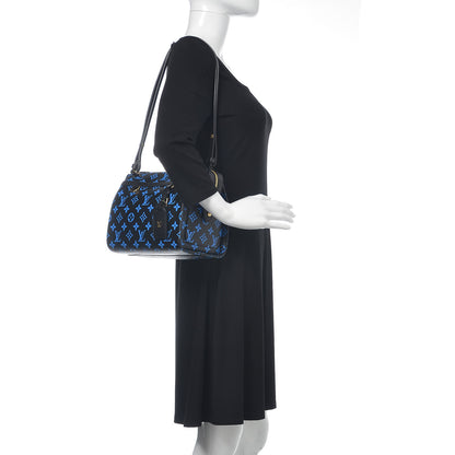 Louis Vuitton Colored Monogram Speedy Amazon PM Blue Black 2 of 8