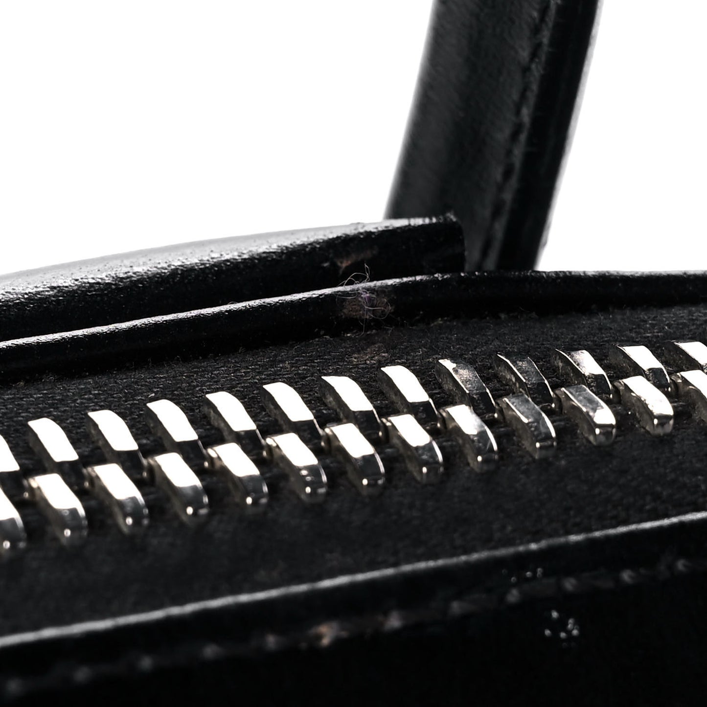 Shiny Lord Calfskin Small Antigona Black