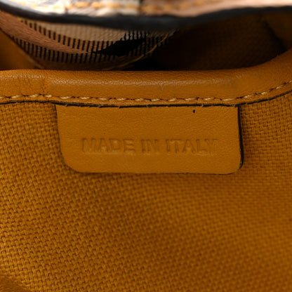 Burberry Haymarket Check Small Canterbury Tote Gold Freesia 6 of 10