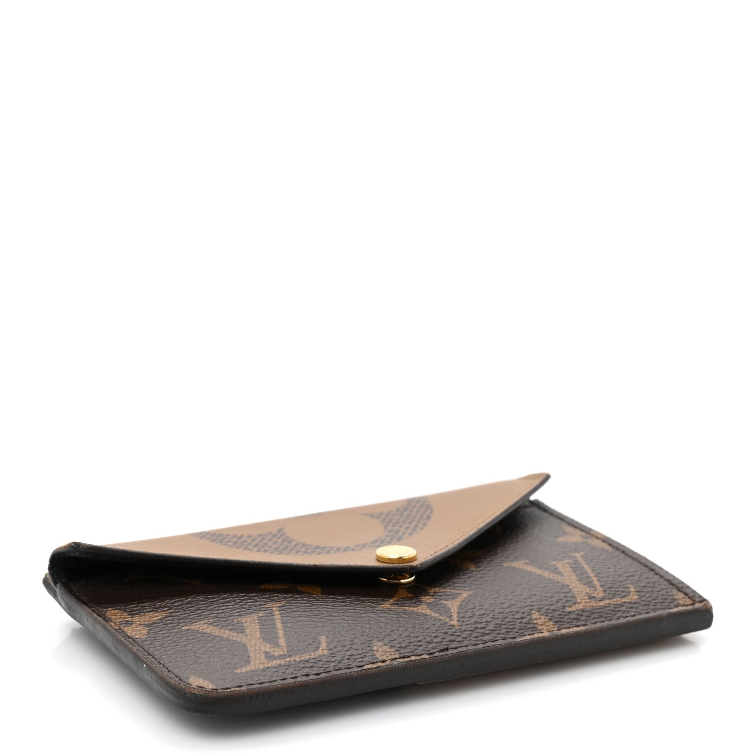 Louis Vuitton Reverse Monogram Recto Verso Card Holder Brown 5 of 14