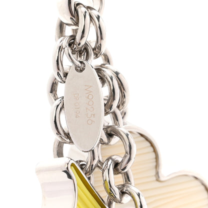 Louis Vuitton Fleur d Epi Bag Charm Key Holder 4 of 5