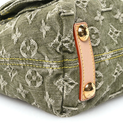 Louis Vuitton Monogram Denim Baggy PM Lichen 9 of 10