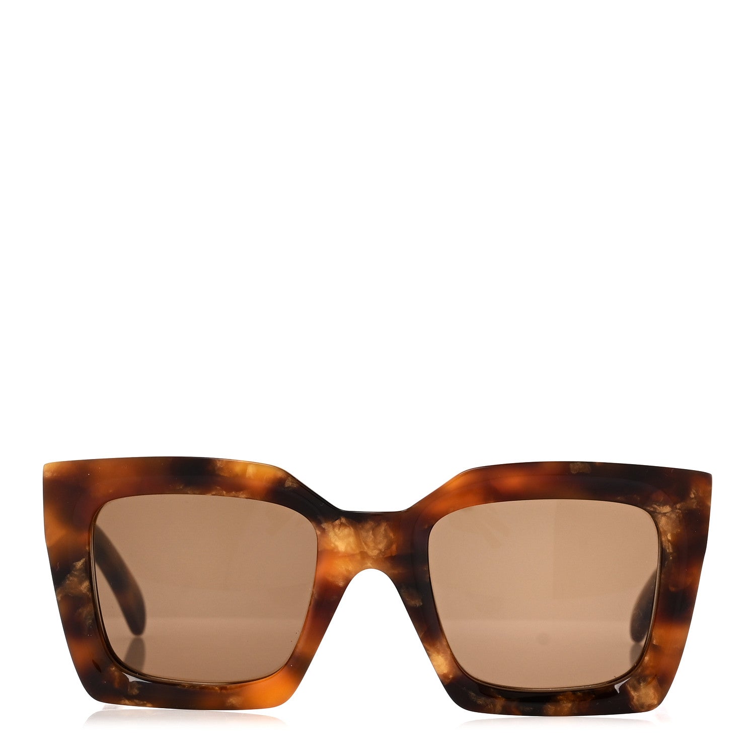 Celine Acetate Square Sunglasses CL401301 Tortoise 2 of 6