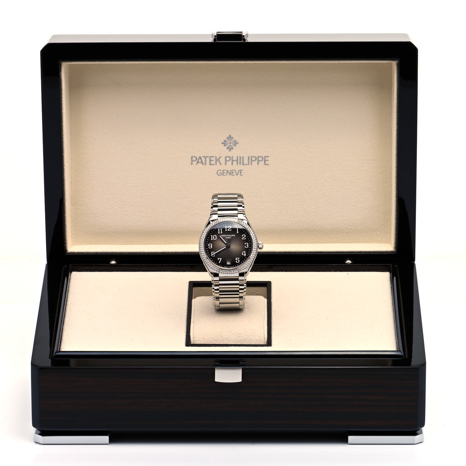 Patek Philippe Stainless Steel Diamond 36mm Twenty-4 Automatic Watch Grey 7300/1200A-010 5 of 5