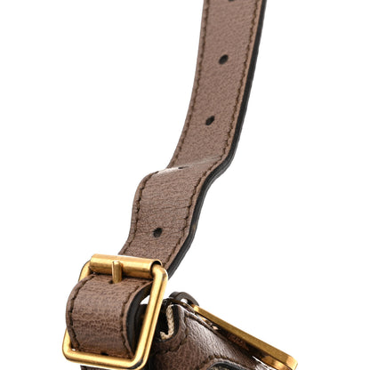 Gucci GG Supreme Monogram Web Ophidia Half Moon Hobo Brown 11 of 11