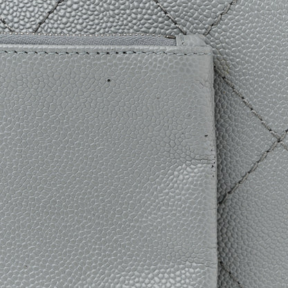 Chanel Grained Calfskin Shopping Fever Tote Grey Black 12 of 12