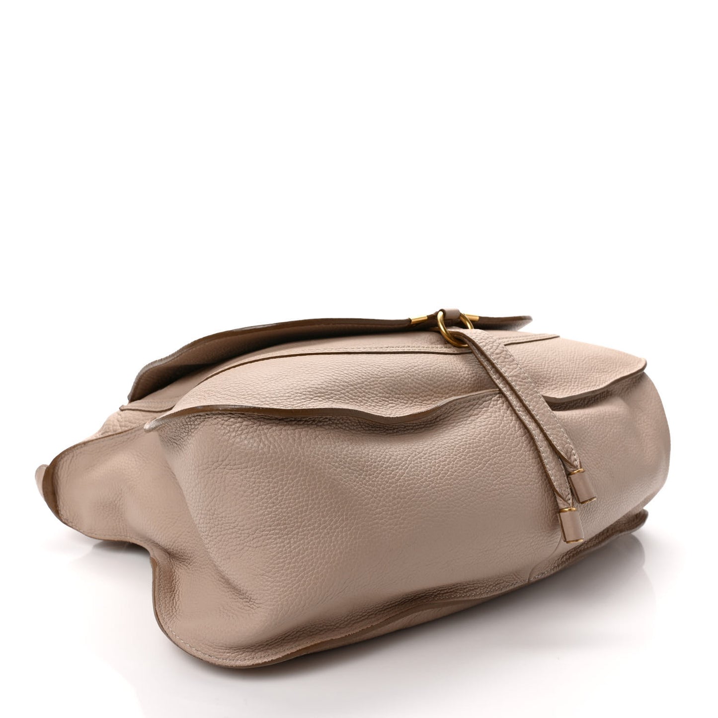 Calfskin Large Marcie Satchel Blush Nude