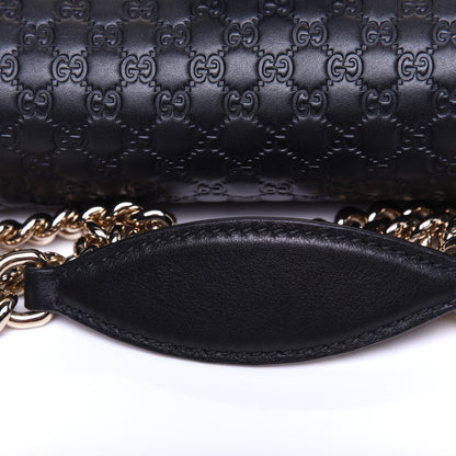 Gucci Microguccissima Medium Emily Chain Shoulder Bag Black 13 of 14