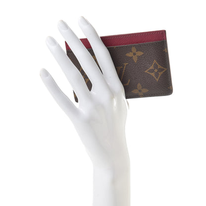 Louis Vuitton Monogram Card Holder Fuchsia 2 of 7