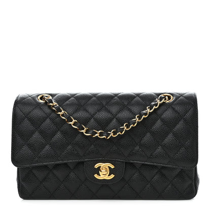 Chanel Caviar Quilted Medium Double Flap Black 1 of 11