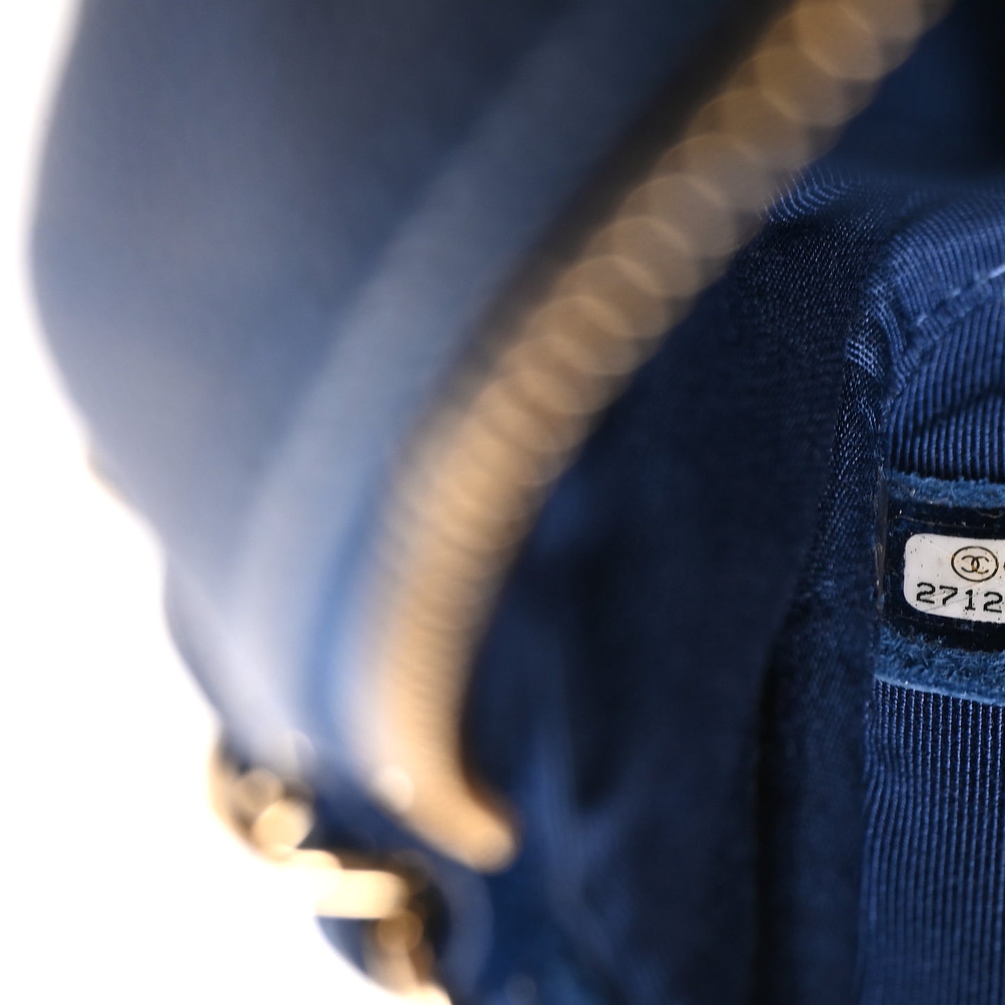 Caviar Quilted CC Day Camera Case Blue