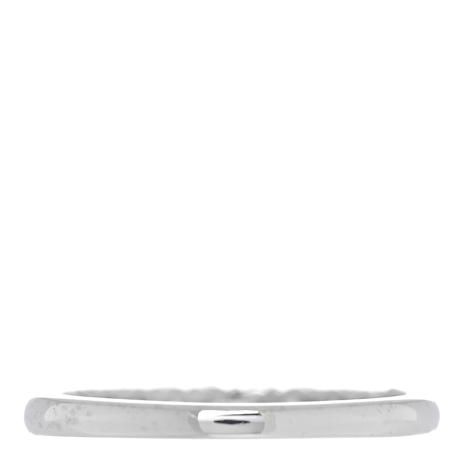 Tiffany Platinum Diamond .27ct 2.2mm Half Circle Embrace Band Ring 50 5.25 3 of 5
