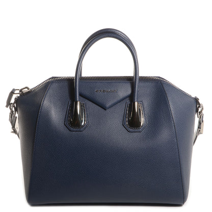 Givenchy Pebbled Calfskin Medium Animation Antigona Deep Blue 1 of 9