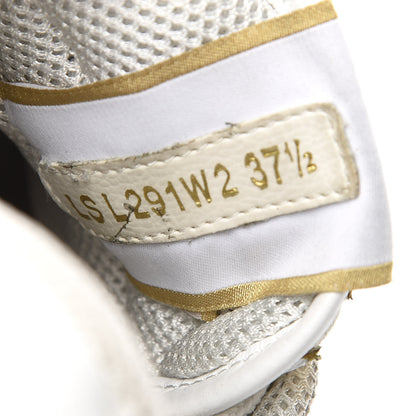 Valentino Garavani Nappa Suede Camustars Womens Rockrunner Sneakers 37.5 White 8 of 11
