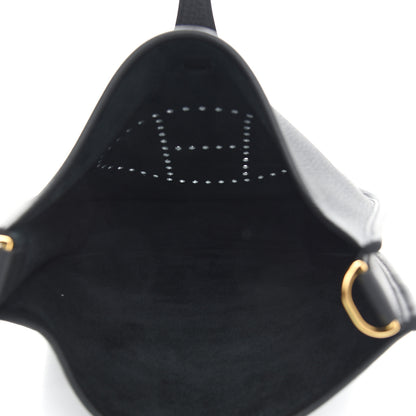 Hermes Taurillon Clemence Evelyne III PM Black 5 of 9