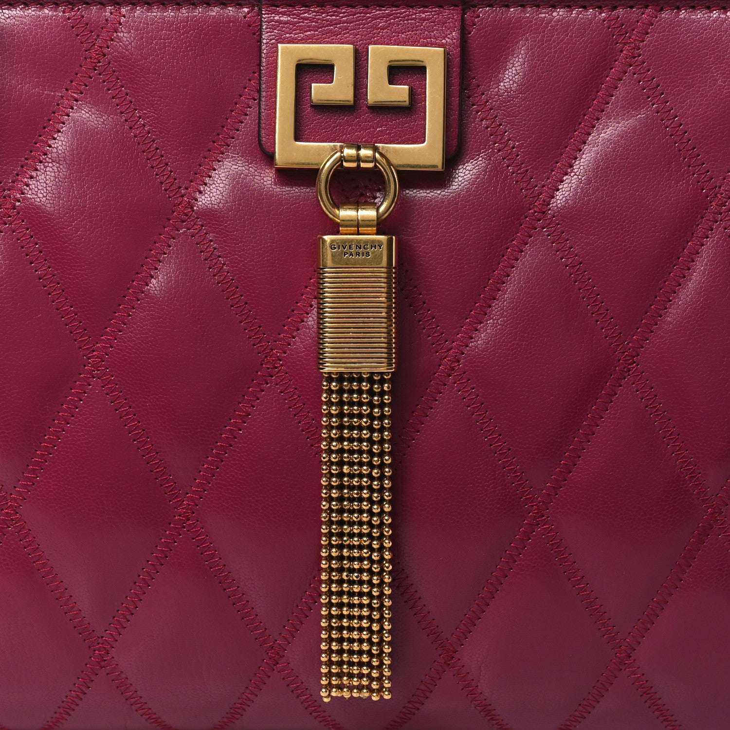Givenchy Goatskin Quilted Medium Gem Bag Orchid Purple 7 of 9