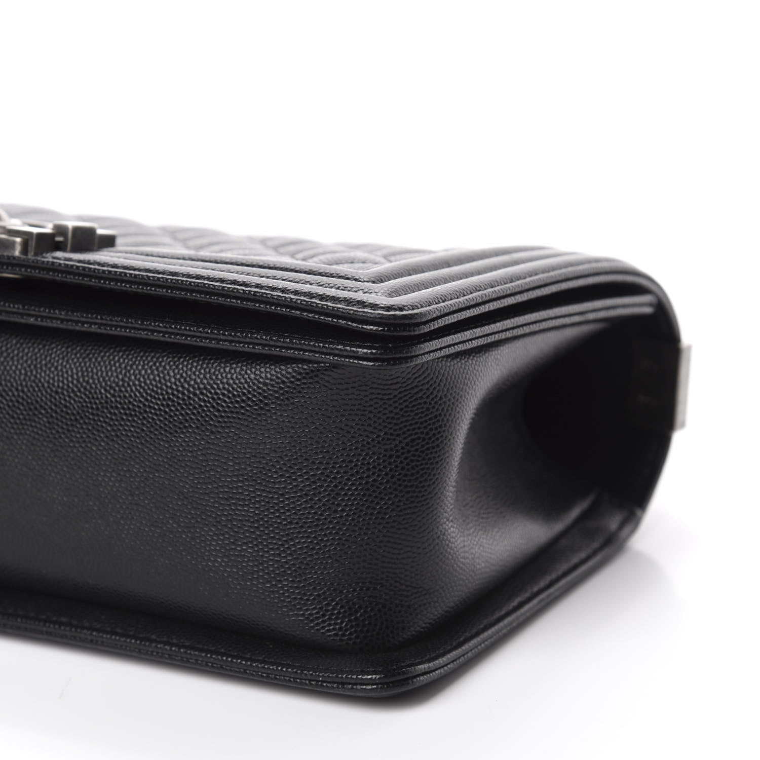 Chanel Caviar Quilted Medium Boy Flap Black 7 of 14