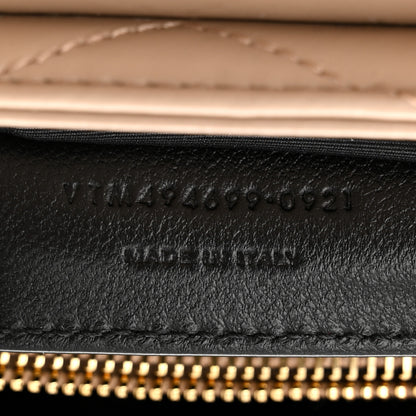 Saint Laurent Calfskin Y Quilted Monogram Small Loulou Chain Satchel Dark Beige 7 of 10