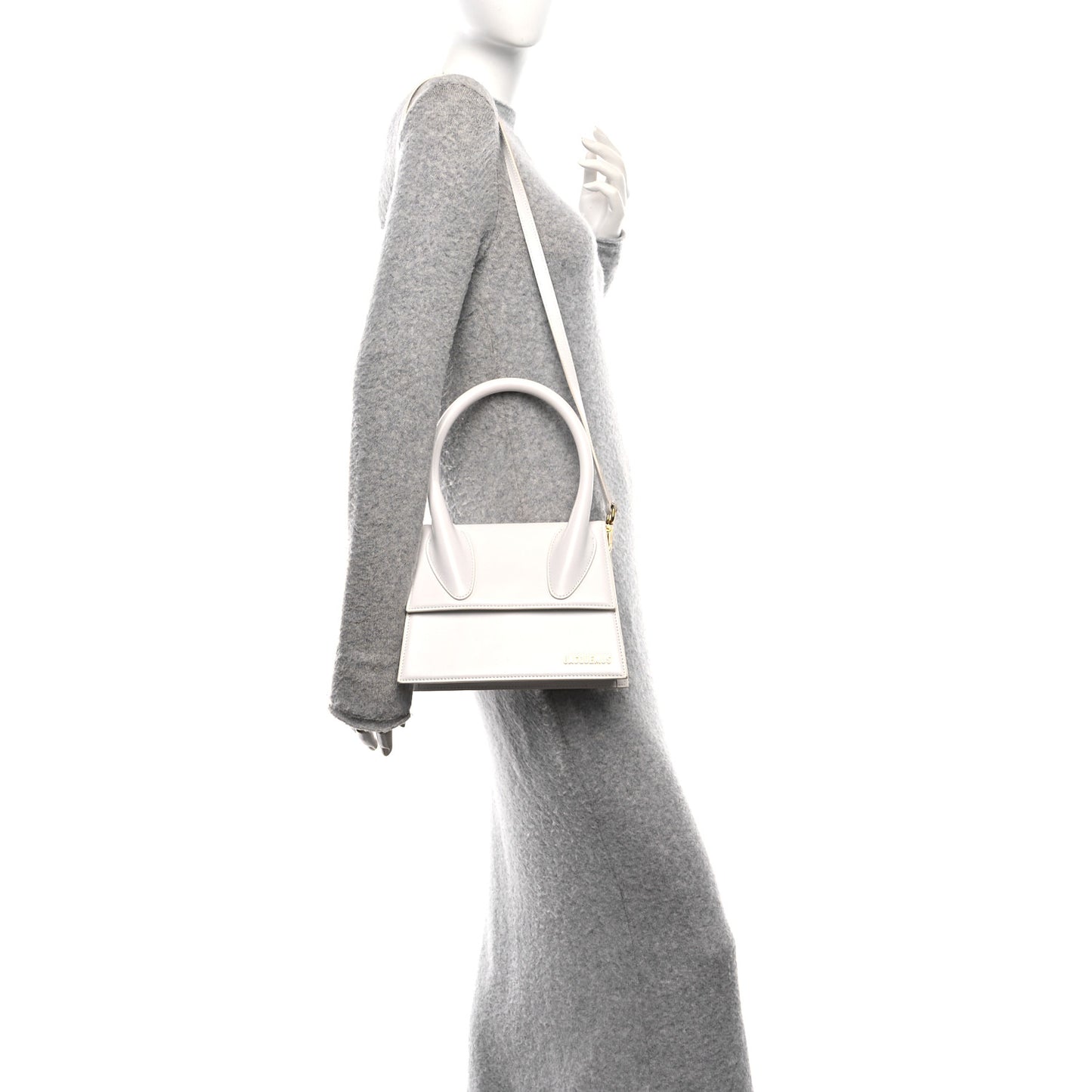 Smooth Calfskin Le Grand Chiquito White