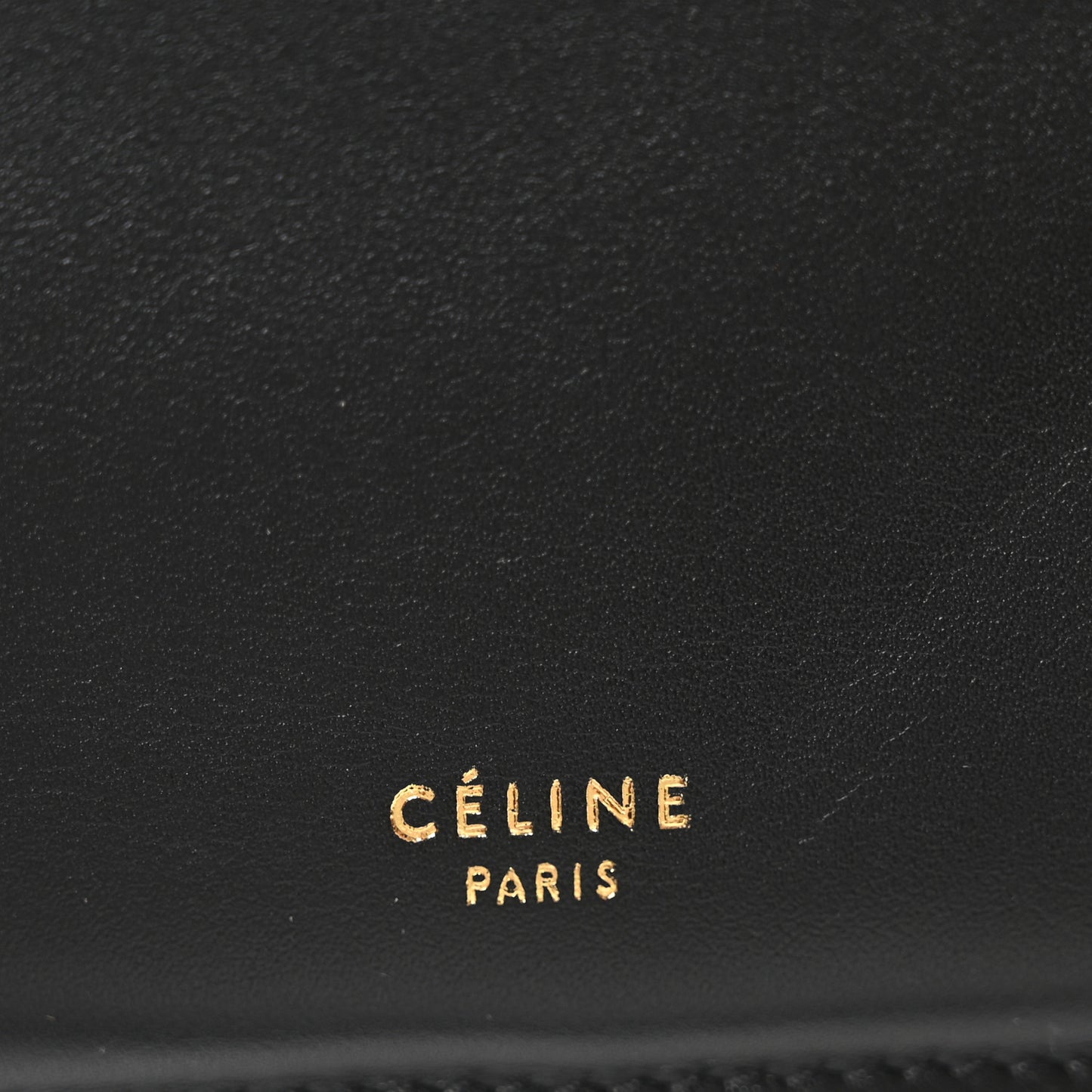 Patina Box Calfskin Medium Clasp Bag Black