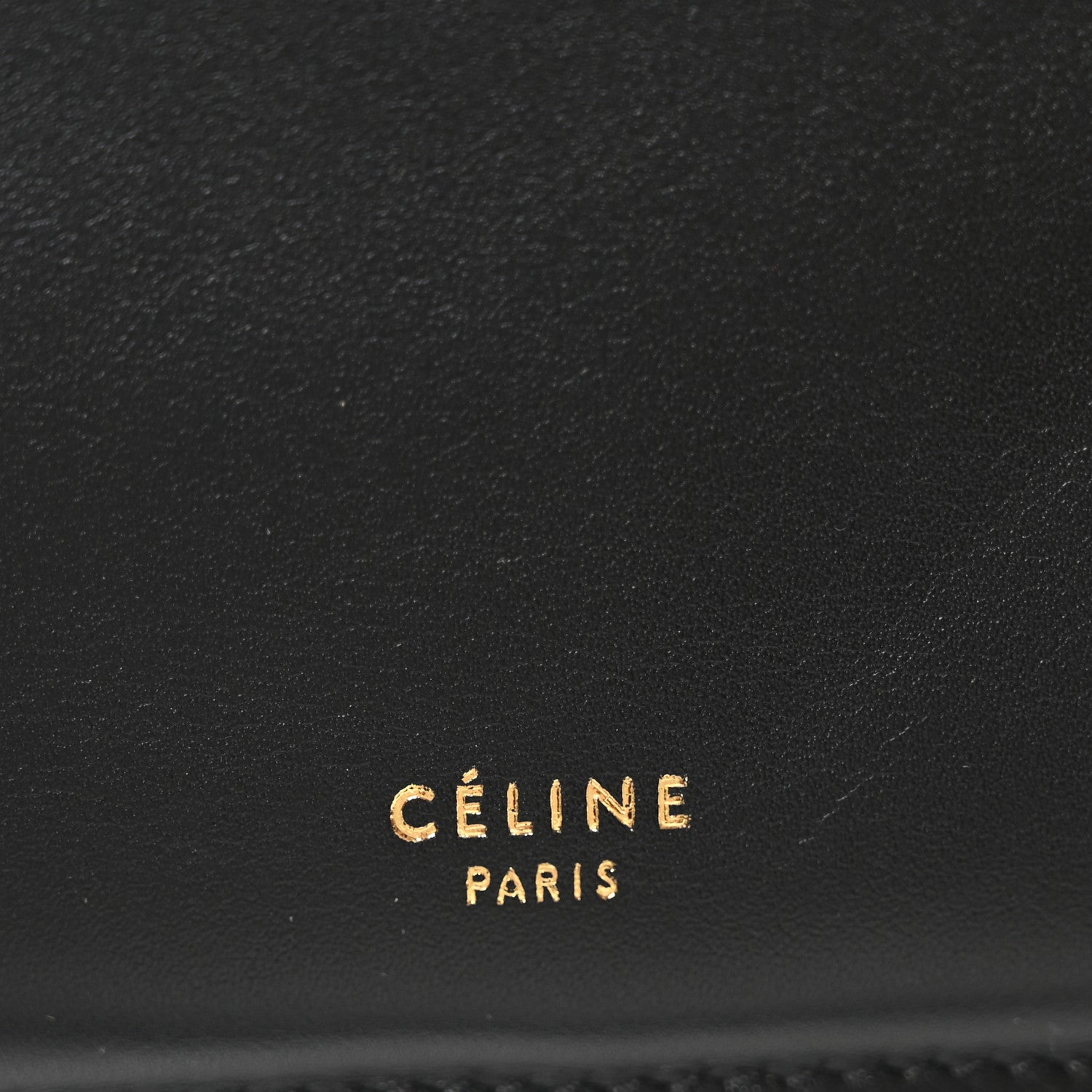 Celine Patina Box Calfskin Medium Clasp Bag Black 6 of 10