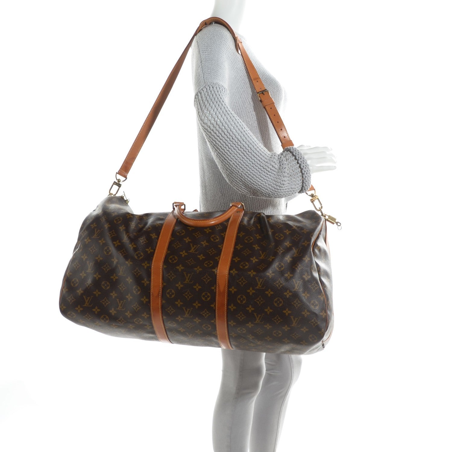 Louis Vuitton Monogram Keepall Bandouliere 60 2 of 10