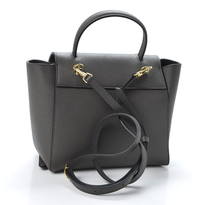 Celine Grained Calfskin Nano Belt Bag Grey 2 of 10