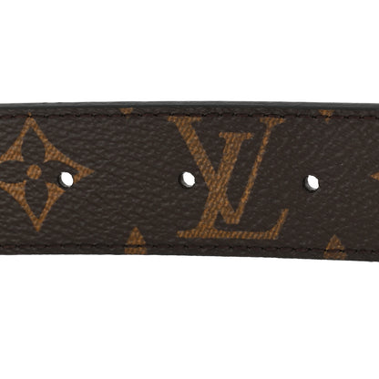 Louis Vuitton Calfskin Monogram 30mm LV Initiales Reversible Belt 90 36 Black 6 of 8