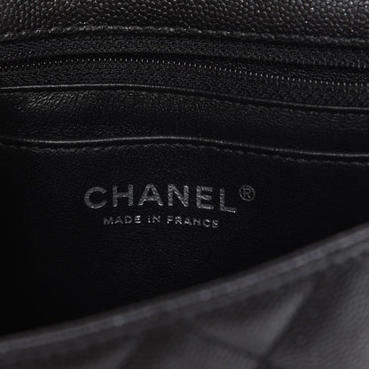 Chanel Iridescent Caviar Quilted Mini Rectangular Flap Black 6 of 8