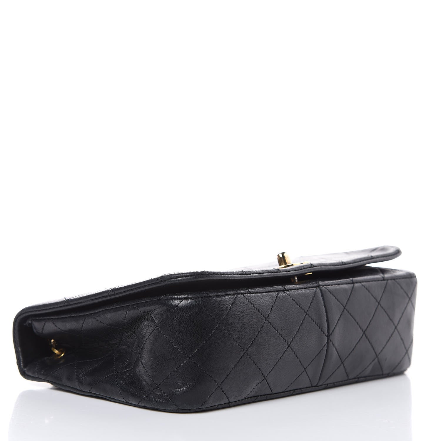 Chanel Lambskin Quilted Small Single Flap Black 4 of 13